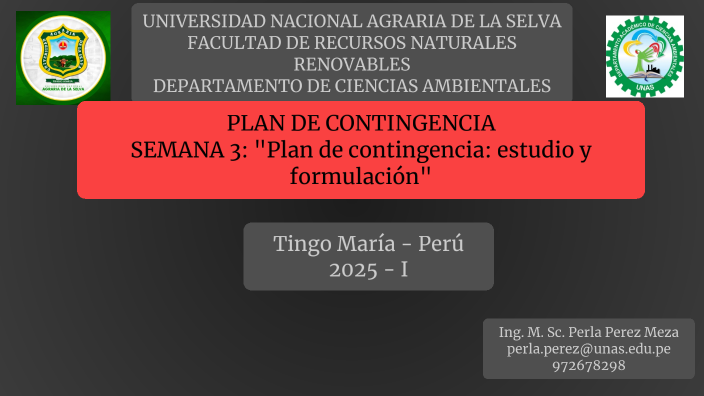 Plan de contingencia by PERLA PEREZ MEZA on Prezi