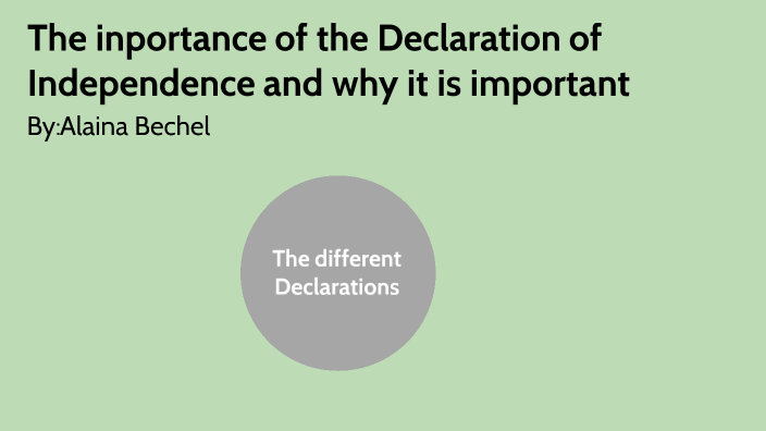 9 what is the importance of the declaration of independence