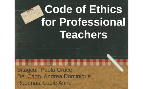 Ethics teachers and in does fall prohibit teachers to students code professional for love? of 