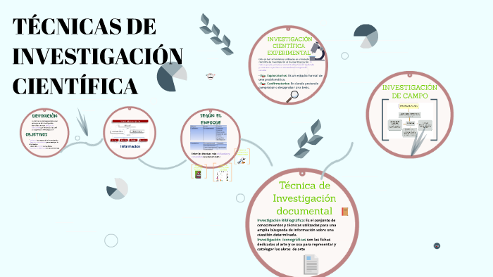 TÉCNICAS DE iNVESTIGACIÓN CIENTÍFICA by GiGi CaZú