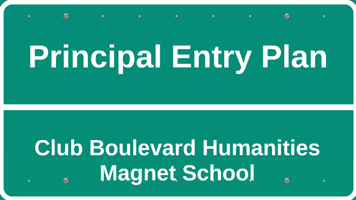 principal entry plan presentation