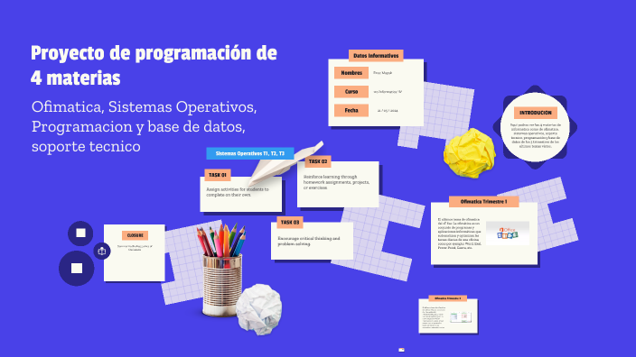 Proyecto de programación de 4 materias informáticas by enoc mayak on Prezi