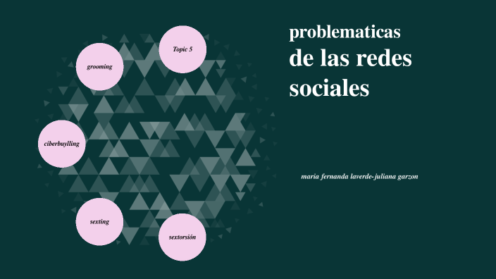 problemas de las redes sociales by juliana garzon