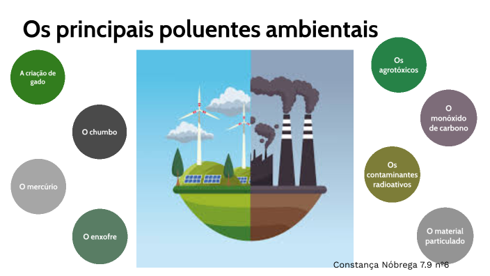 Os principais poluentes ambientais by Constança Maria Fernandes Nóbr ...