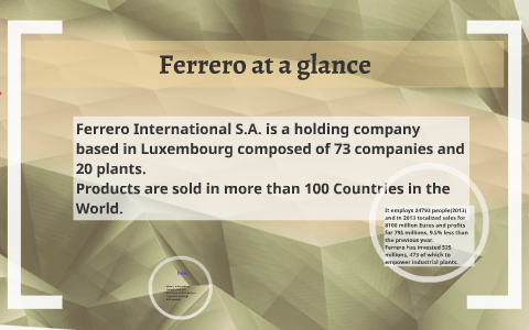 ferrero international