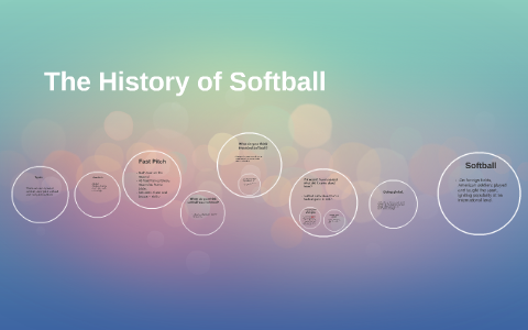 The History of Softball Infographic  Softball history, History  infographic, Softball