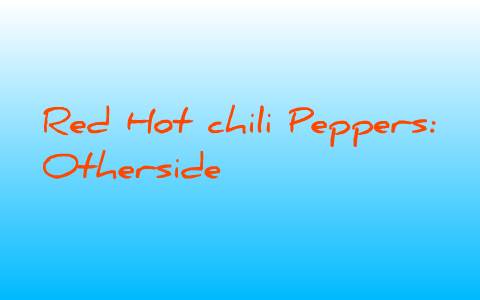 Red Hot Chili Peppers - Afterlife Lyrics 
