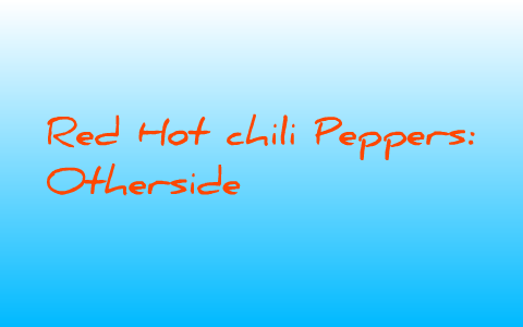 Red Hot Chili Peppers – Afterlife Lyrics 