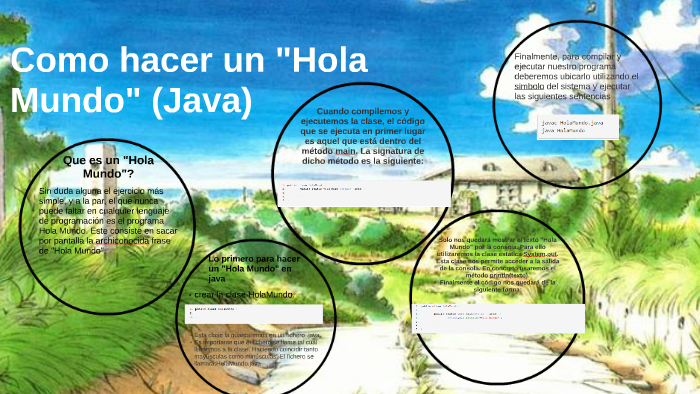 Como hacer un "Hola Mundo" (Java) by Eliot Elena on Prezi