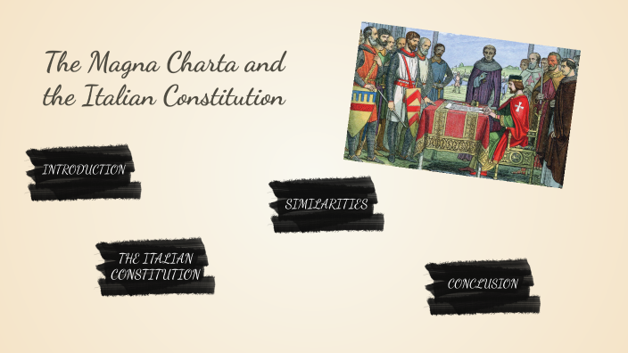 The Legacy of the Magna Charta and the Italian Constitution by Dario ...