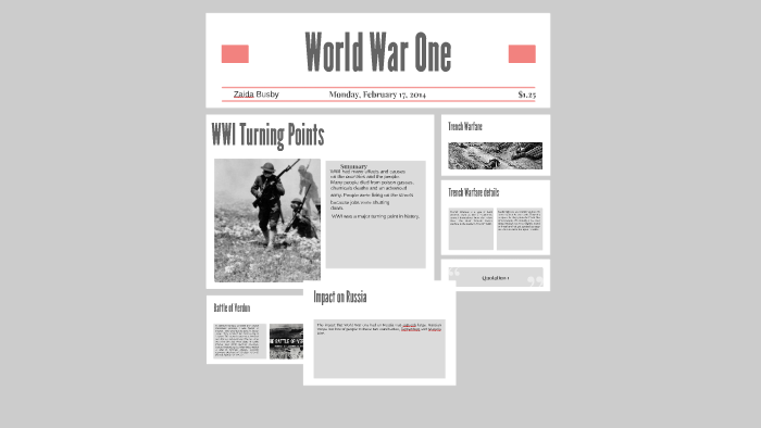 WWI Turning Points by Zaida Busby