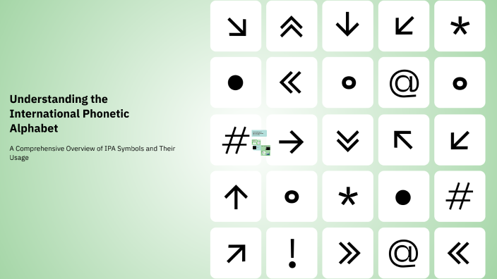 Understanding the International Phonetic Alphabet by stephanie Garcia ...