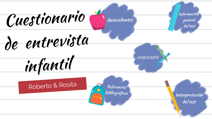 Cuestionario De Roberto Y Rosita