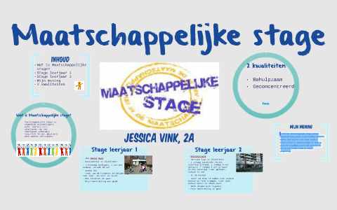 Maatschappelijke Stage By On Prezi