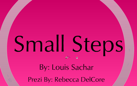 SMALL STEPS, Louis Sachar