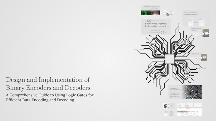 Design and Implementation of Binary Encoders and Decoders by Mohammed ...