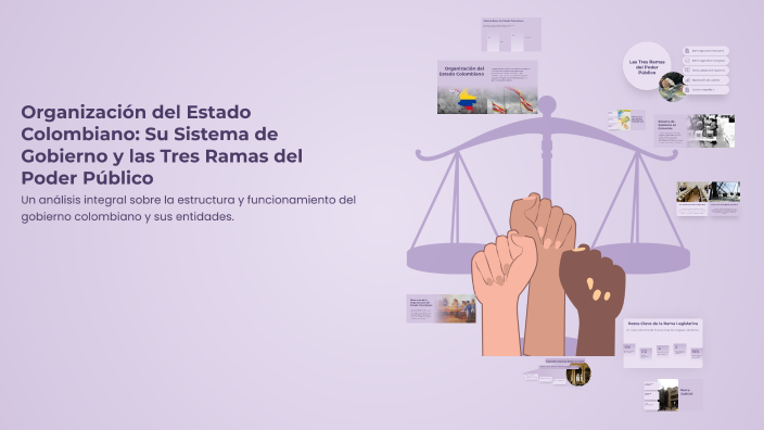Organización del Estado Colombiano: Su Sistema de Gobierno y las Tres ...