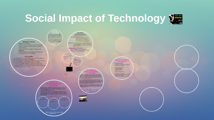 social impact of technology assignment 8