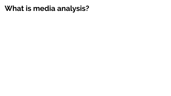  What Is Media Analysis By Beth C On Prezi Next