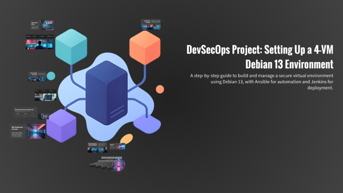 DevSecOps Project: Setting Up a 4-VM Debian 13 Environment by nour ...