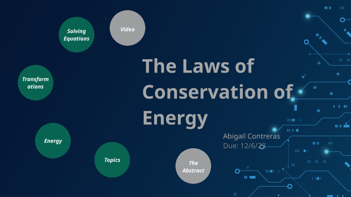 The Laws of Conservation of Energy by abby Contreras on Prezi