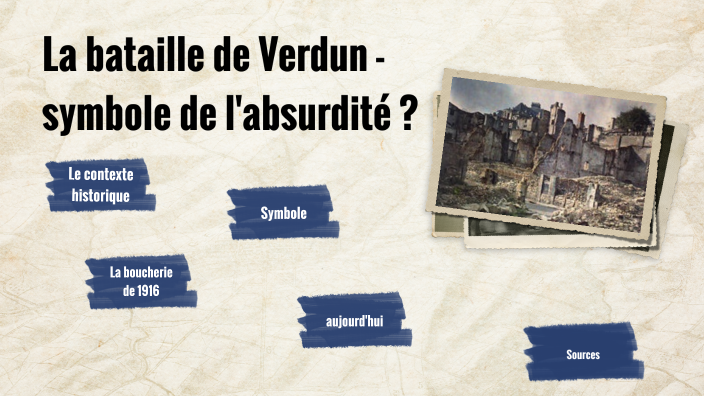 Bataille de Verdun by on Prezi