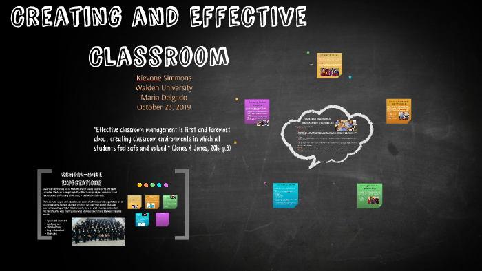 Creating an Effective Classroom Environment by Kievone Simmons