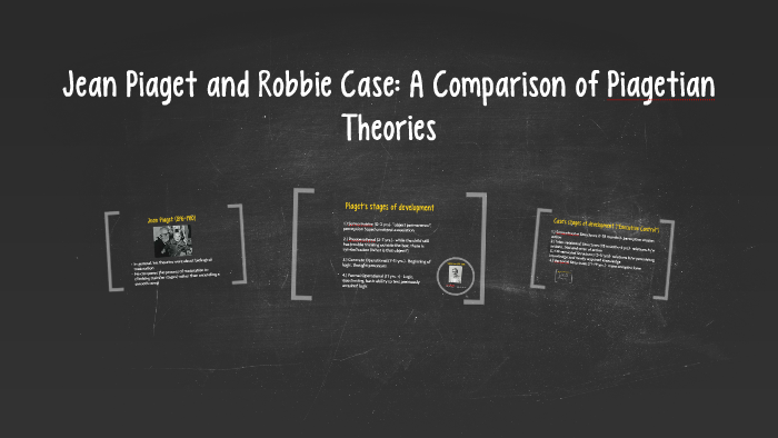 Jean Piaget and Robbie Case A Comparison of Piagetian Theor by