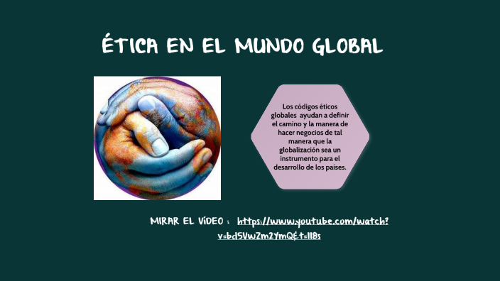 La Etica En El Mundo Global