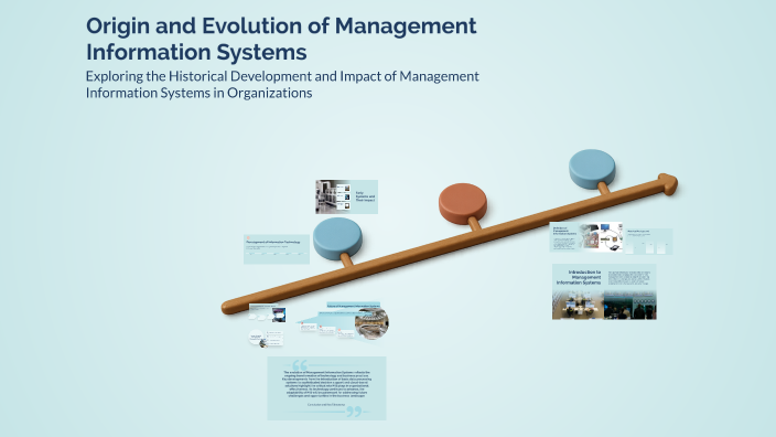 Origin and Evolution of Management Information Systems by kenneth ...