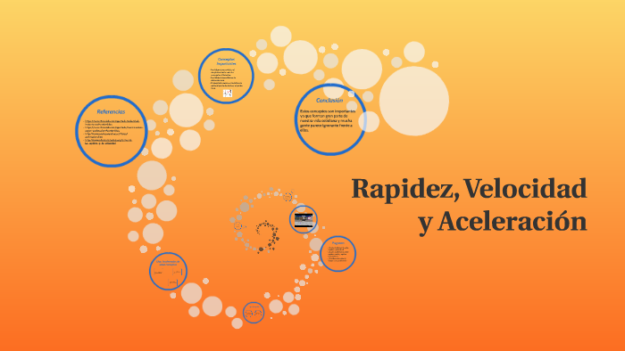 Rapidez, Velocidad y Aceleracion by sofia valdivia