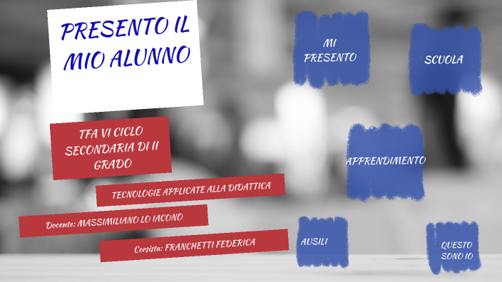 Presentazione alunno by Federica Franchetti on Prezi