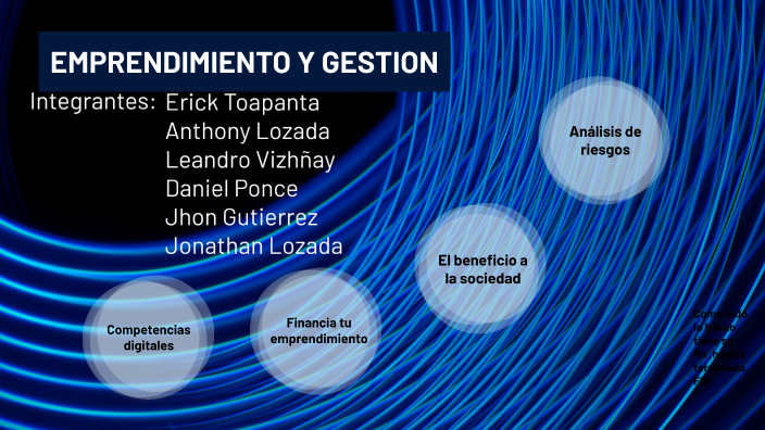 EMPRENDIMIENTO Y GESTION by Leandro Vizhñay on Prezi