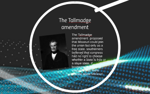 tallmadge amendment