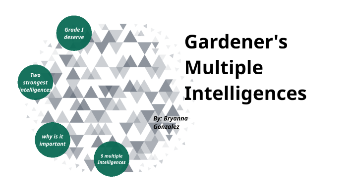 Gardner's Multiple Intelligences by Bryanna Gonzalez on Prezi