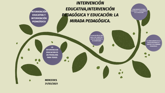 Intevención educativa, intervención pedagógica y educación: la mirada ...