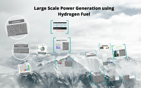 Large Scale Power Generation using Hydrogen Fuel by Renato Castro Jr ...