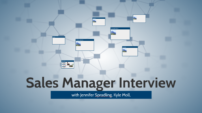 regional sales manager interview presentation