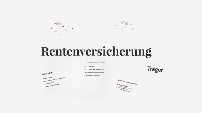Geschichte der Sozialversicherung by Niels Zipp on Prezi