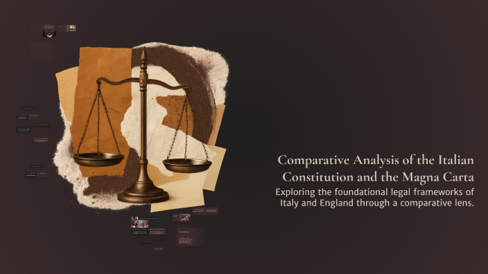 Comparative Analysis of the Italian Constitution and the Magna Carta by ...