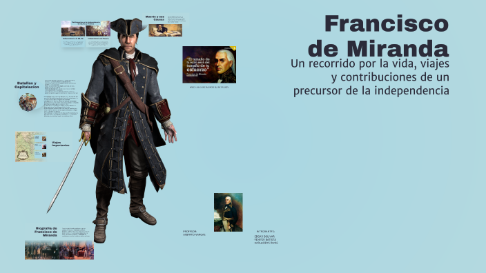 Biografía de Francisco de Miranda by Departamento Historiales on Prezi