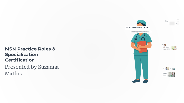 MSN Practice Roles & Specialization Certification by Suzanna Matfus on ...