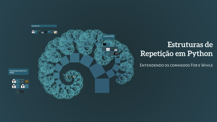 Estruturas de Repetição em Python by Pedro caua Oliveira barbosa on Prezi