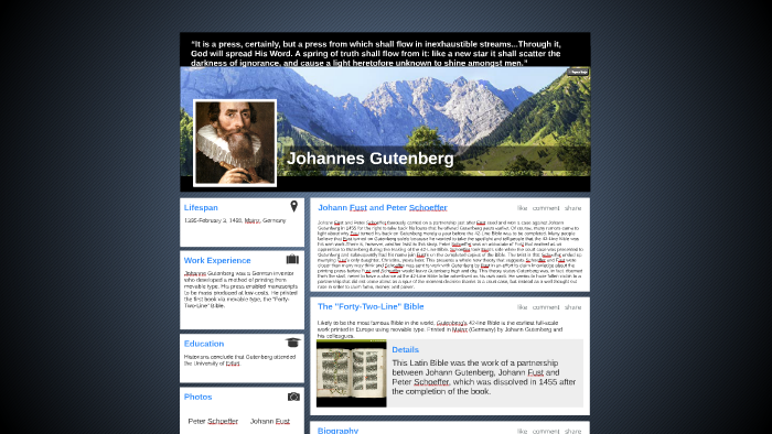 johannes gutenberg education