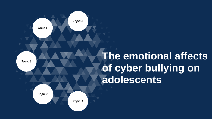 The emotional affects of cyberbullying on adolescents. by Alexa Barouh ...