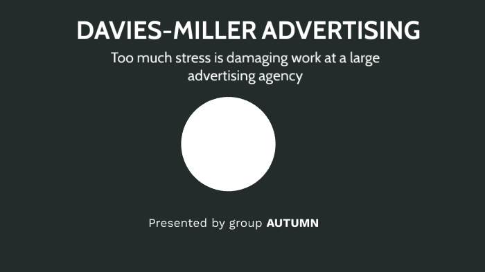 case study 5 davies miller advertising