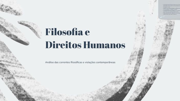 Filosofia e Direitos Humanos by BRUNO BARROS DOS SANTOS on Prezi