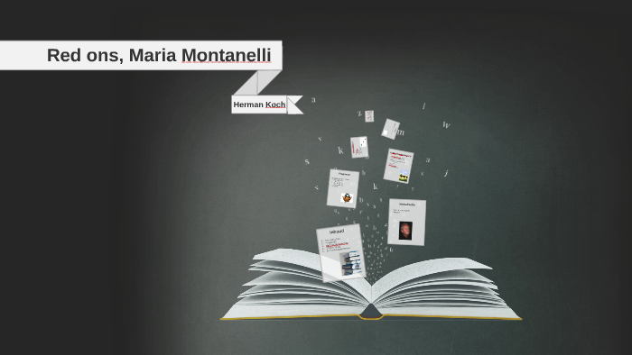Red ons, Maria Montanelli by Mette Baas on Prezi