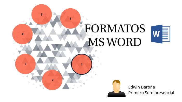 FORMATOS MS WORD by Edwin Barona on Prezi