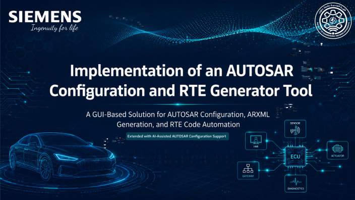AUTOSAR RTE Configuration Tool Structure & GUI Enhancements by Solange ...